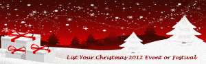 List Your Christmas Event