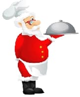 Santa Chief with platter