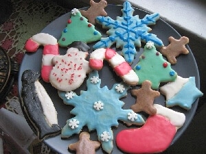 Shaped Christmas Cookies