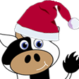 Christms "Moo" Cow